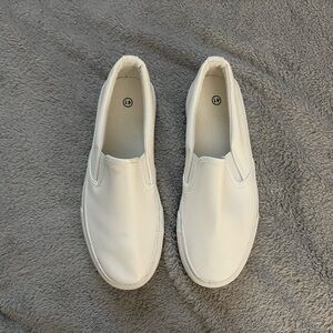 White Slip-On Sneakers. Unbranded, brand new, very good quality. Size 41.